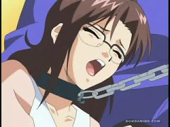 Chained Hentai Slut Gets Abused By Her Master