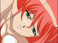 Stunning Young Anime Red Head Gives Head And Takes A Facial Load